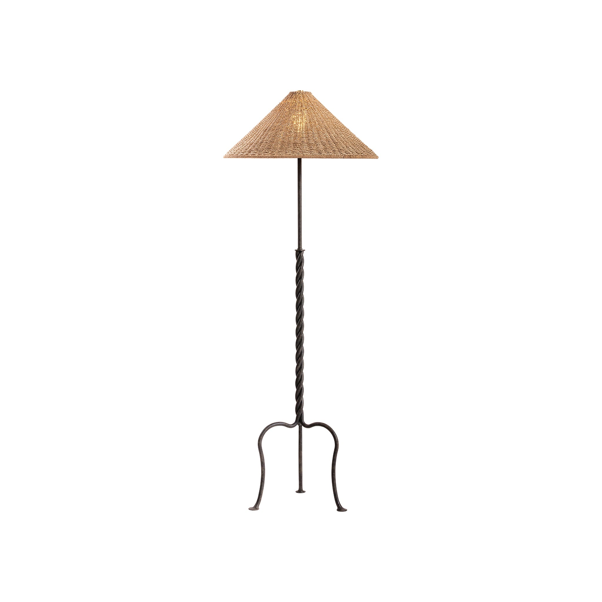 Francisco Floor Lamp LIGHTING - floor lamp Hudson Valley Lighting French Iron