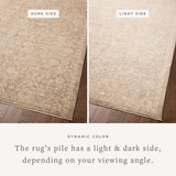Chris Loves Julia x Loloi Palma Bark / Natural Rug
