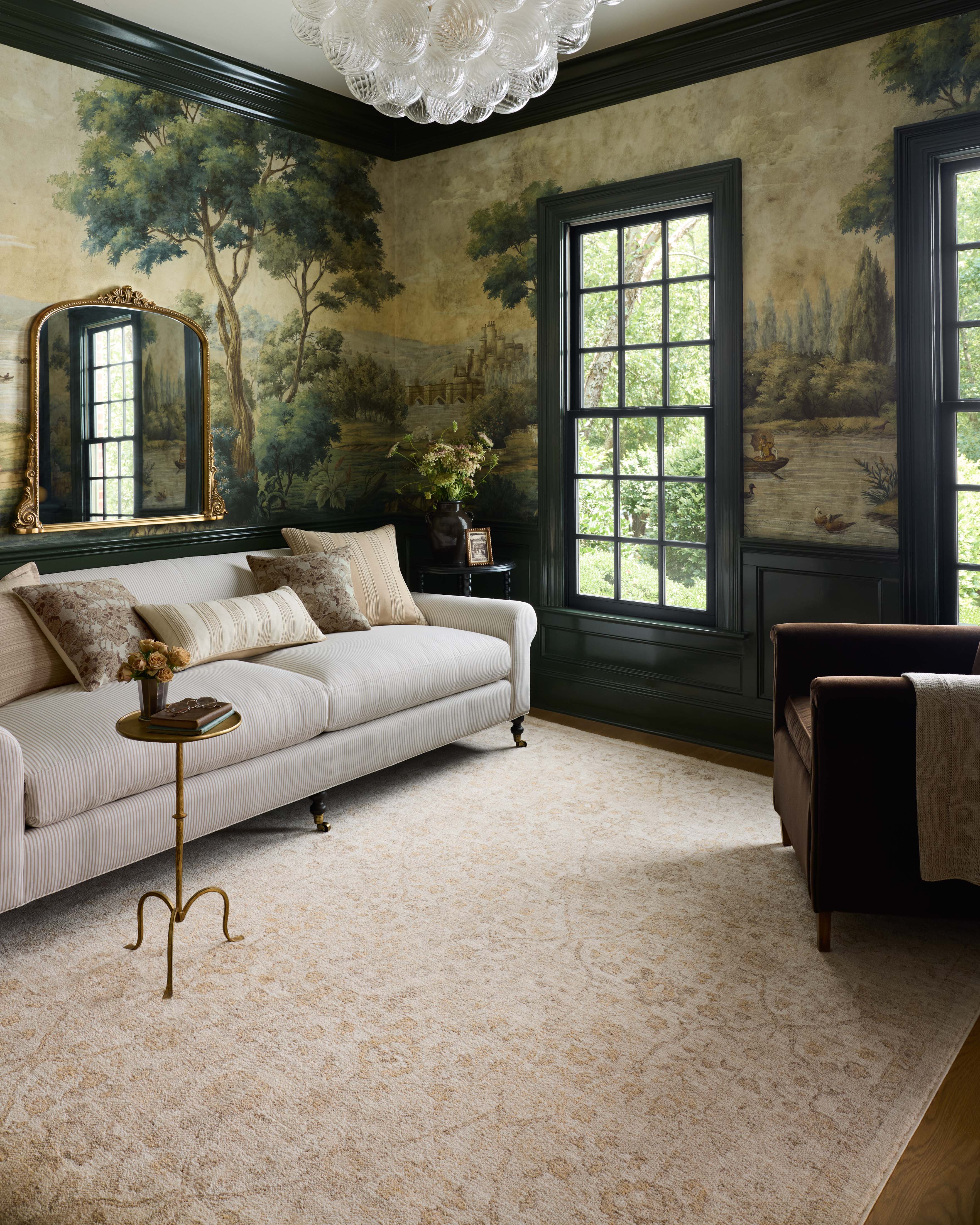 Chris Loves Julia x Loloi Palma Ivory / Sand Rug RUGS - synthetic Loloi