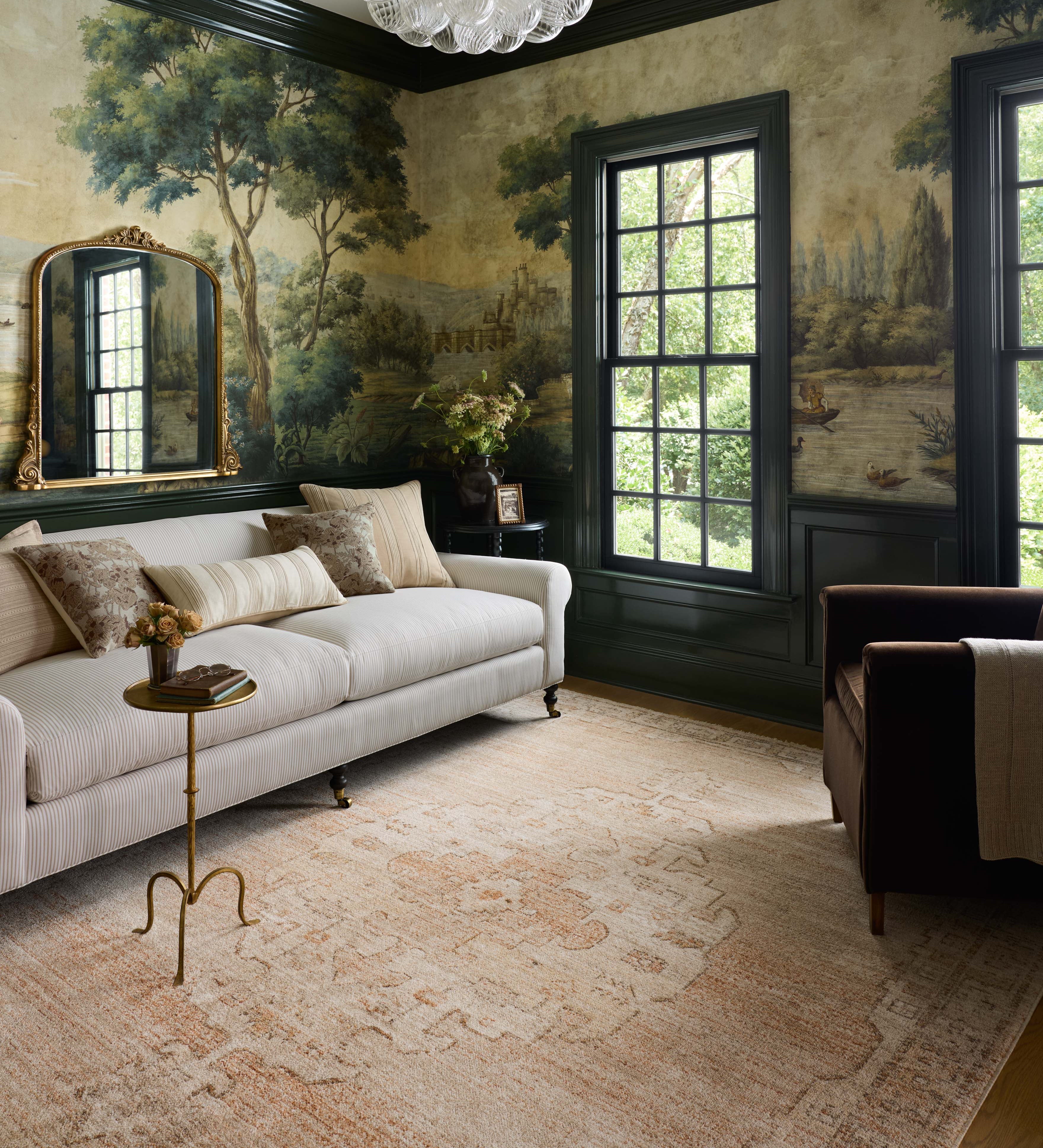 Chris Loves Julia x Loloi Palma Spice / Natural Rug RUGS - synthetic Loloi