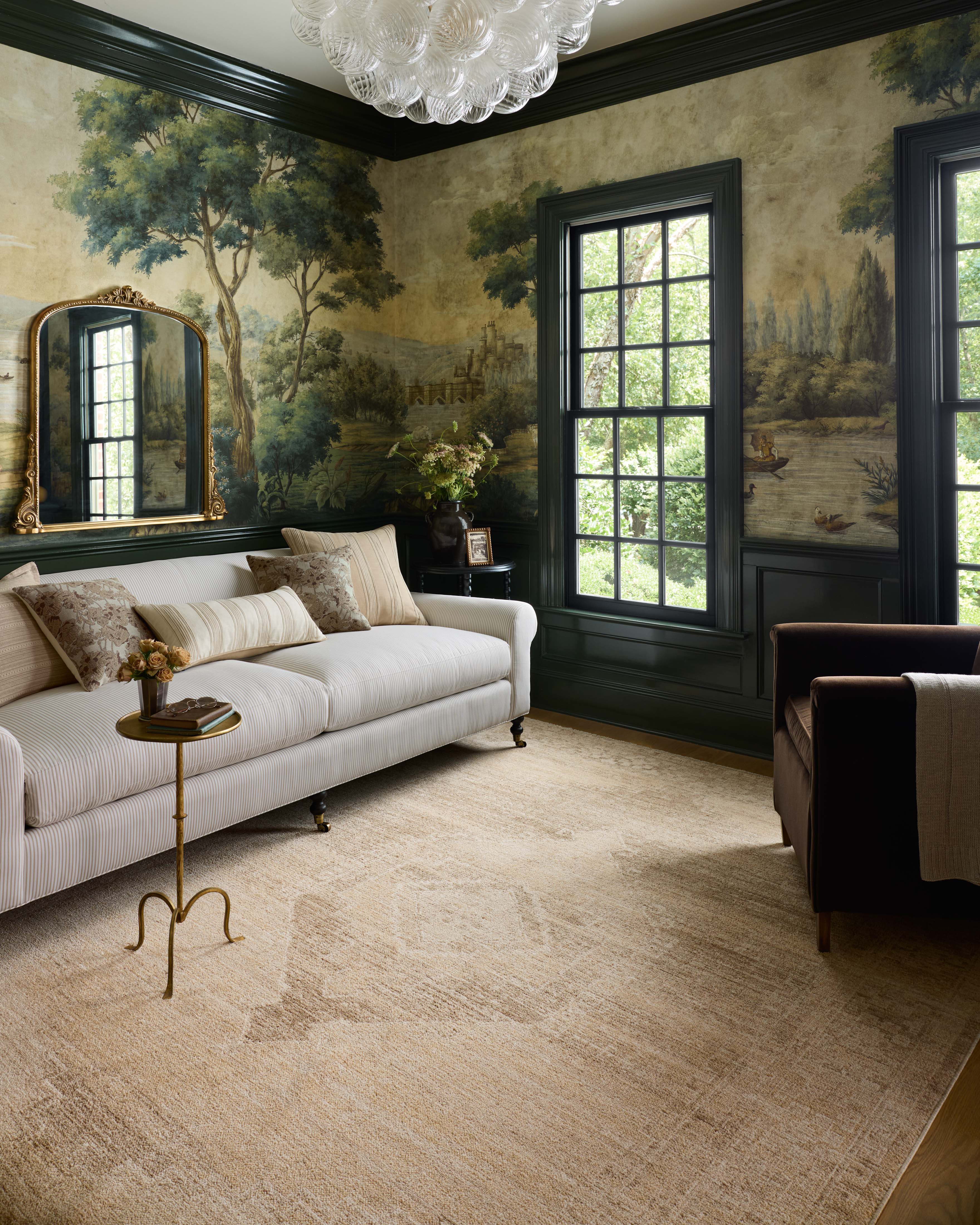 Chris Loves Julia x Loloi Palma Wheat / Taupe Rug RUGS - synthetic Loloi