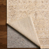 Chris Loves Julia x Loloi Palma Wheat / Bark Rug RUGS - synthetic Loloi