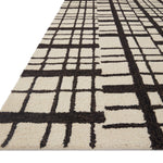 Chris Loves Julia x Loloi Polly Black / Ivory Rug 1-RUGS - jute Loloi