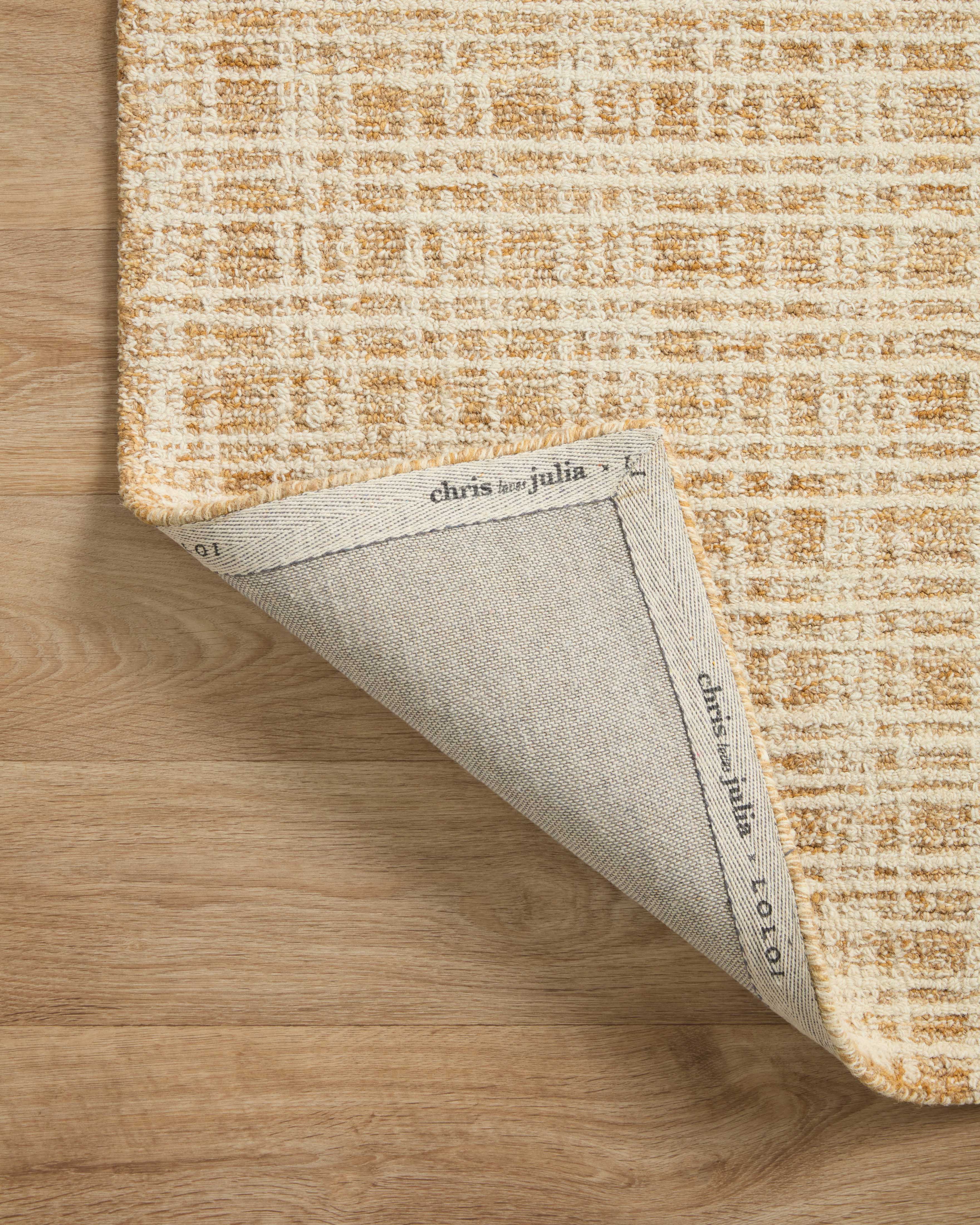 Chris Loves Julia x Loloi Polly Straw / Ivory Rug 1-RUGS - jute Loloi