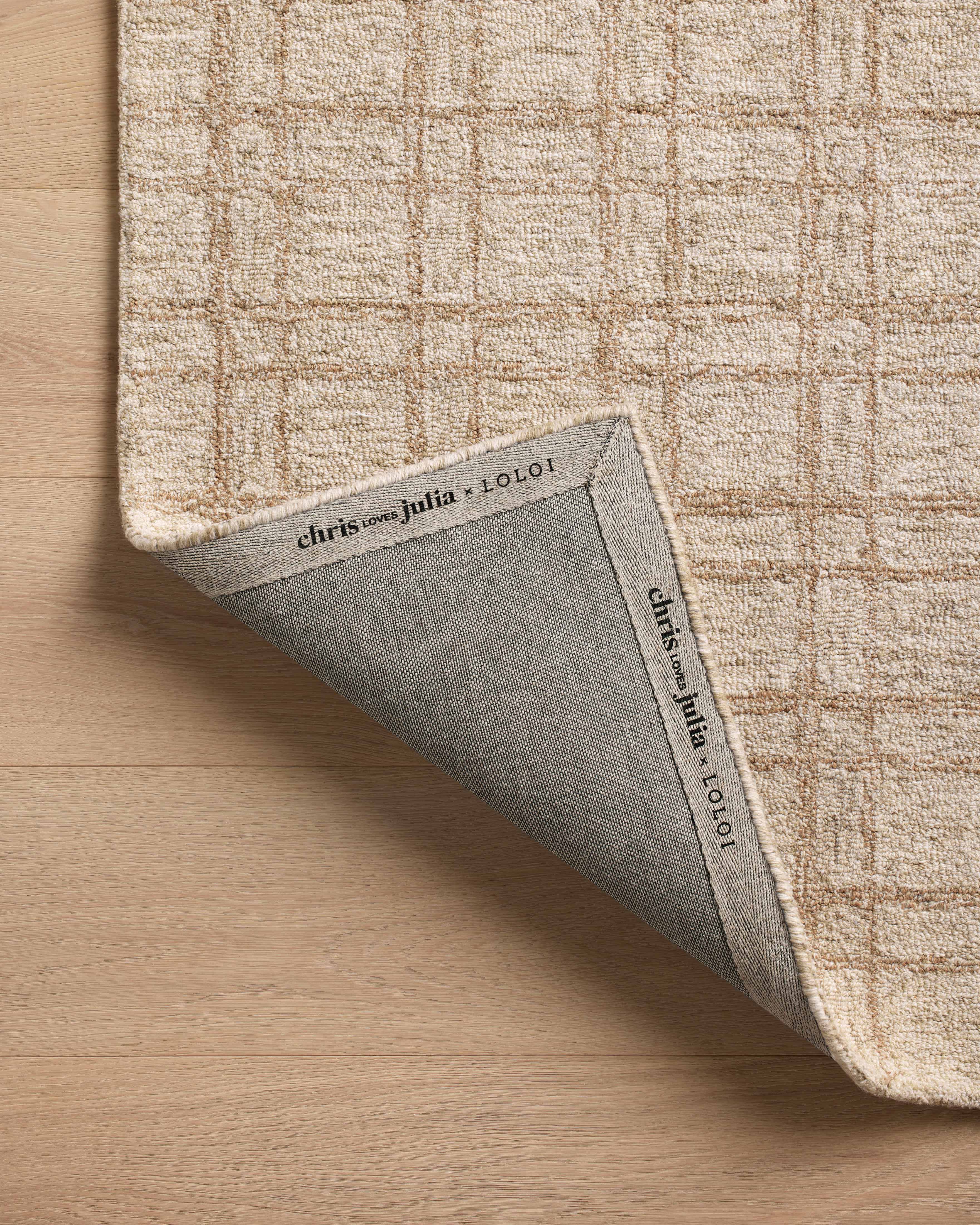 Chris Loves Julia x Loloi Polly Khaki / Sand Rug 0-RUGS - jute Loloi