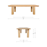 Alda Dining Table FURNITURE - dining table Moe's Furniture