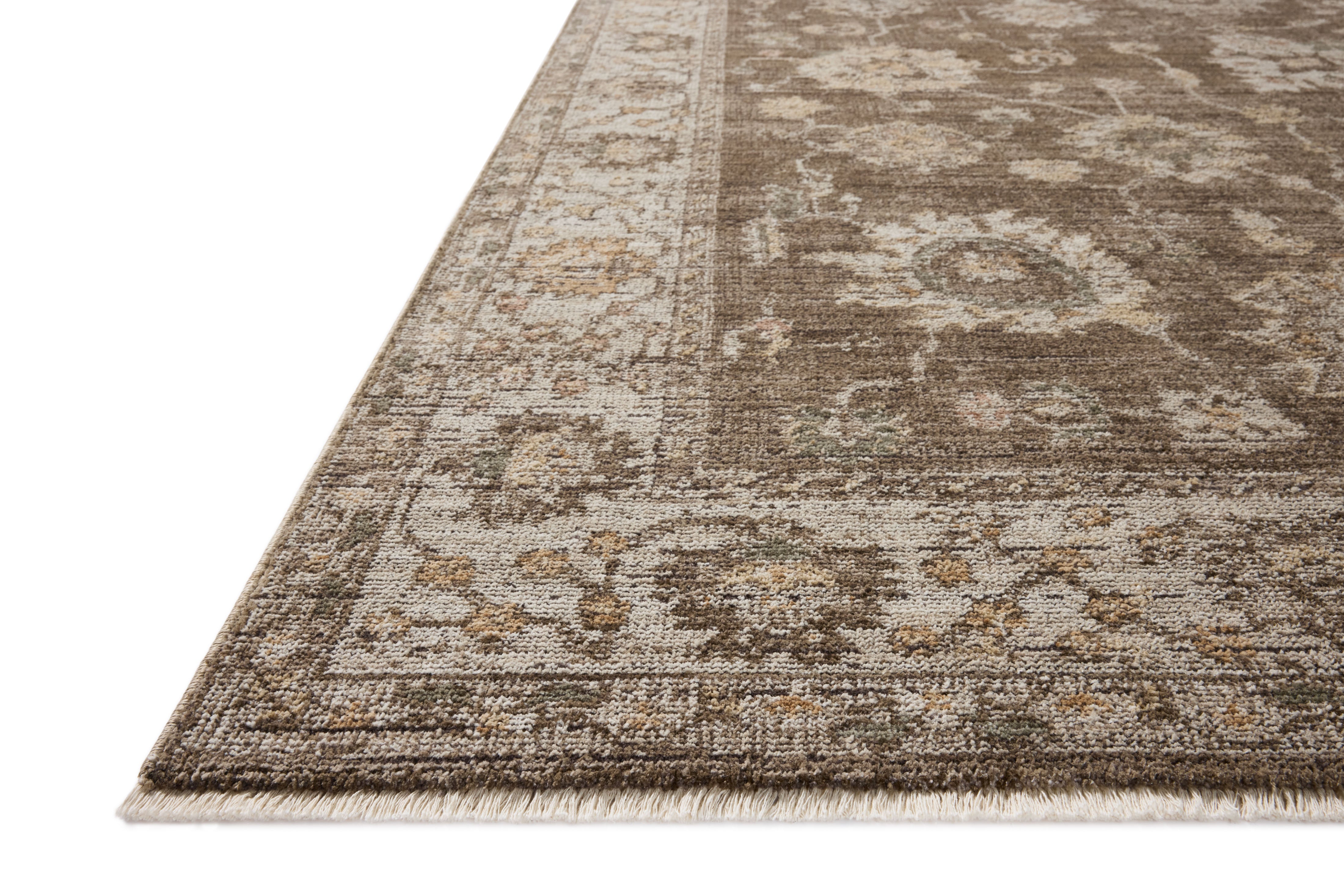 Loloi Priscilla Bark / Ivory Rug RUGS - synthetic Loloi 18" x 18" sample