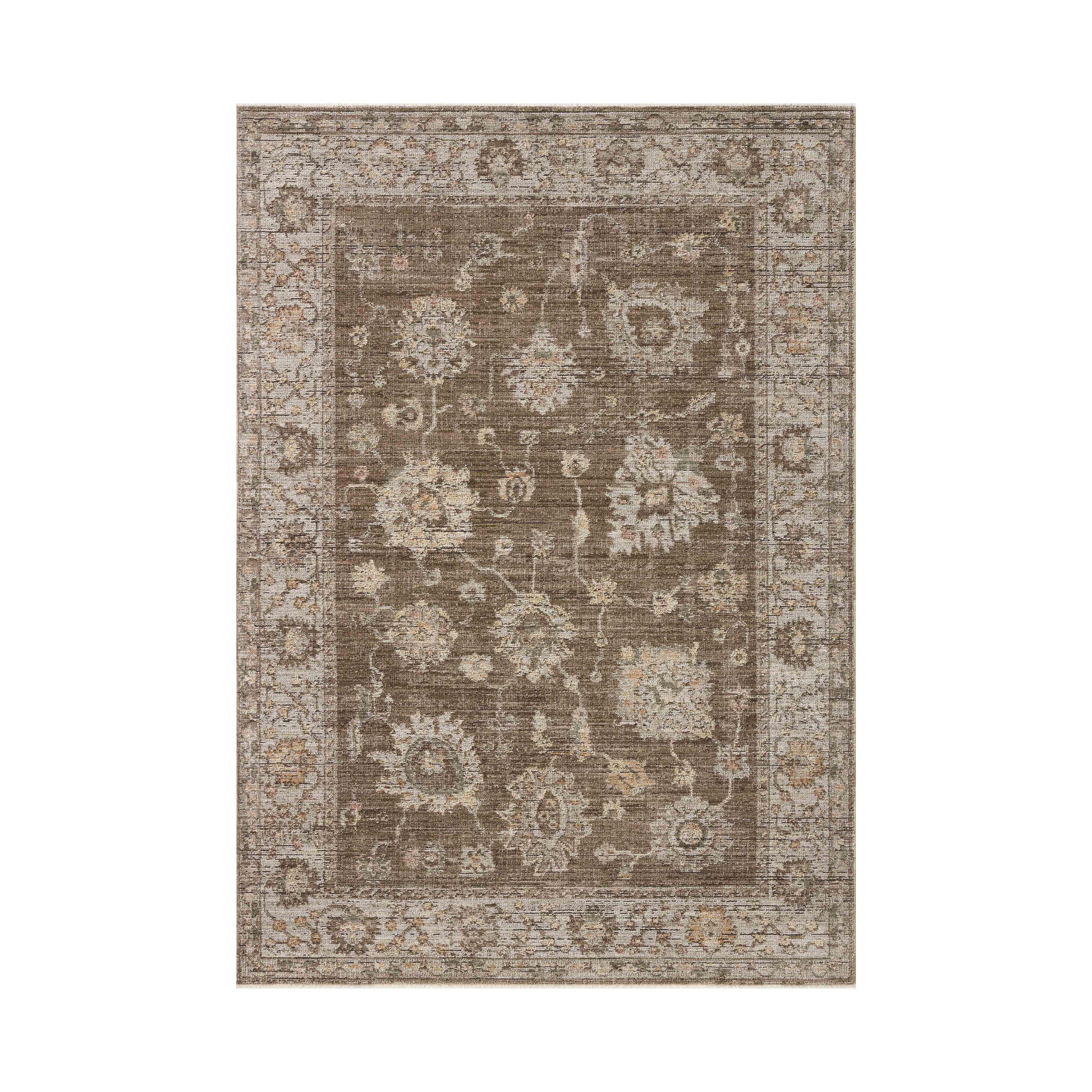 Loloi Priscilla Bark / Ivory Rug RUGS - synthetic Loloi 18" x 18" sample