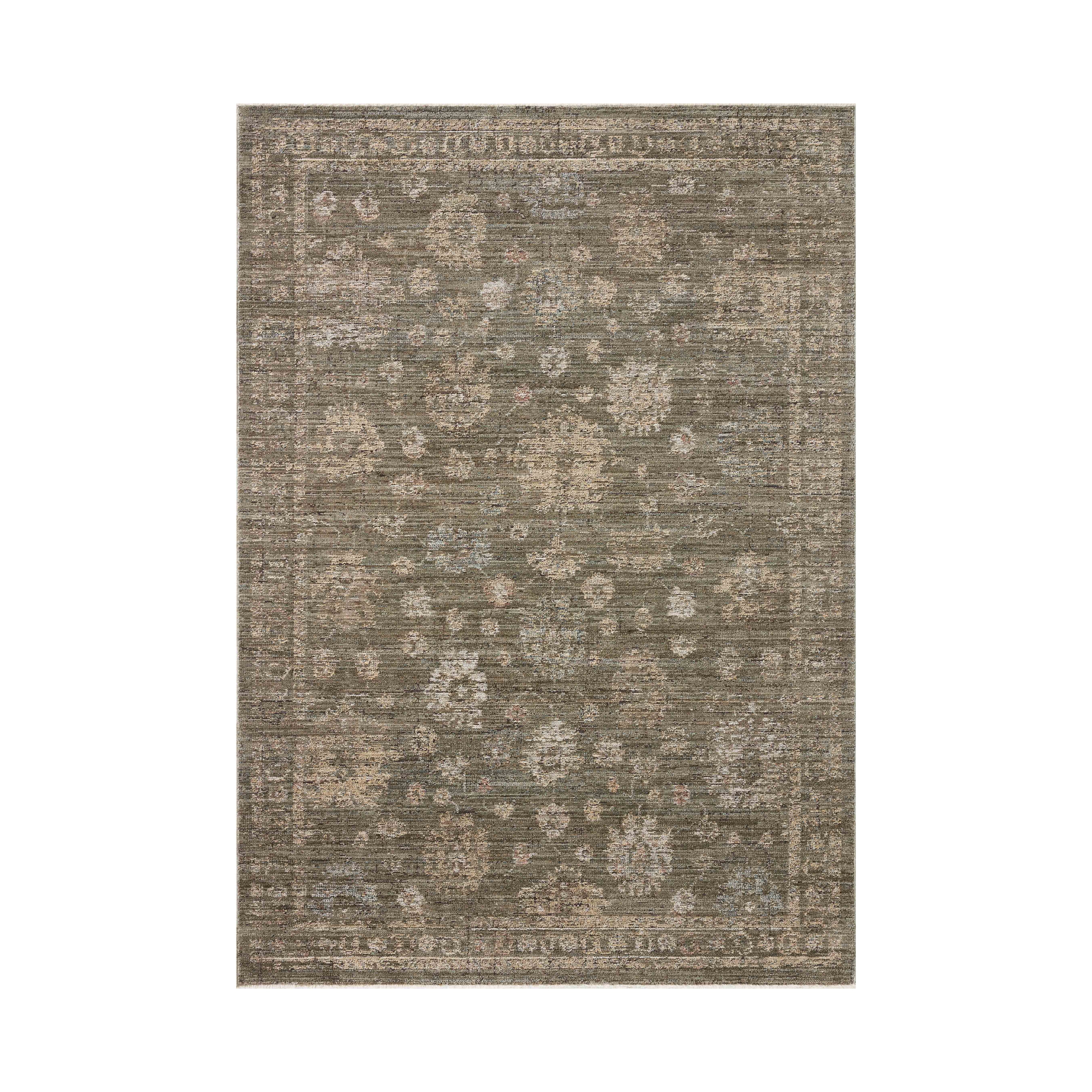 Loloi Priscilla Olive / Sand Rug RUGS - synthetic Loloi 18" x 18" sample