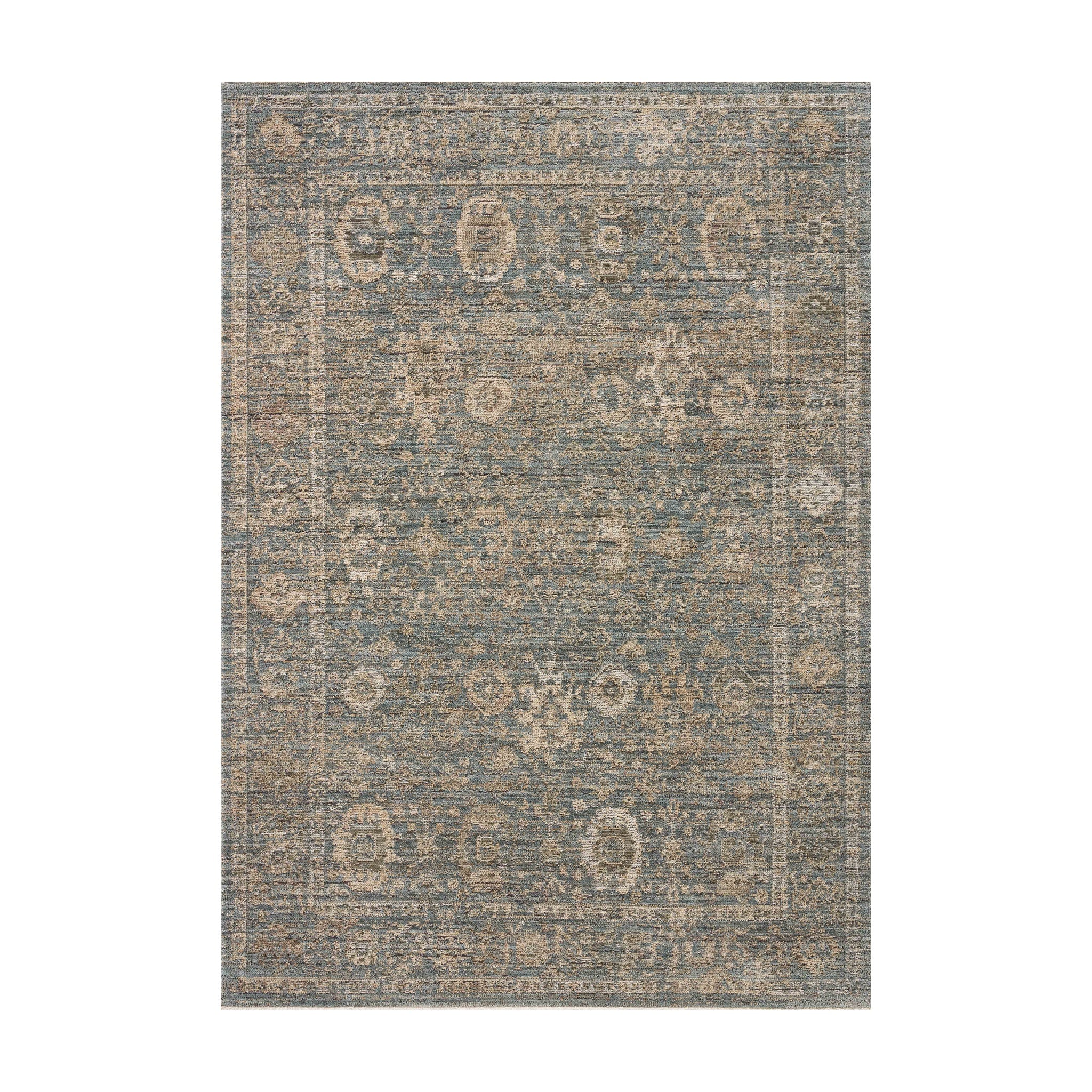 Loloi Priscilla Blue / Sand Square Rug RUGS - synthetic Loloi 10'0" x 10'0" Square