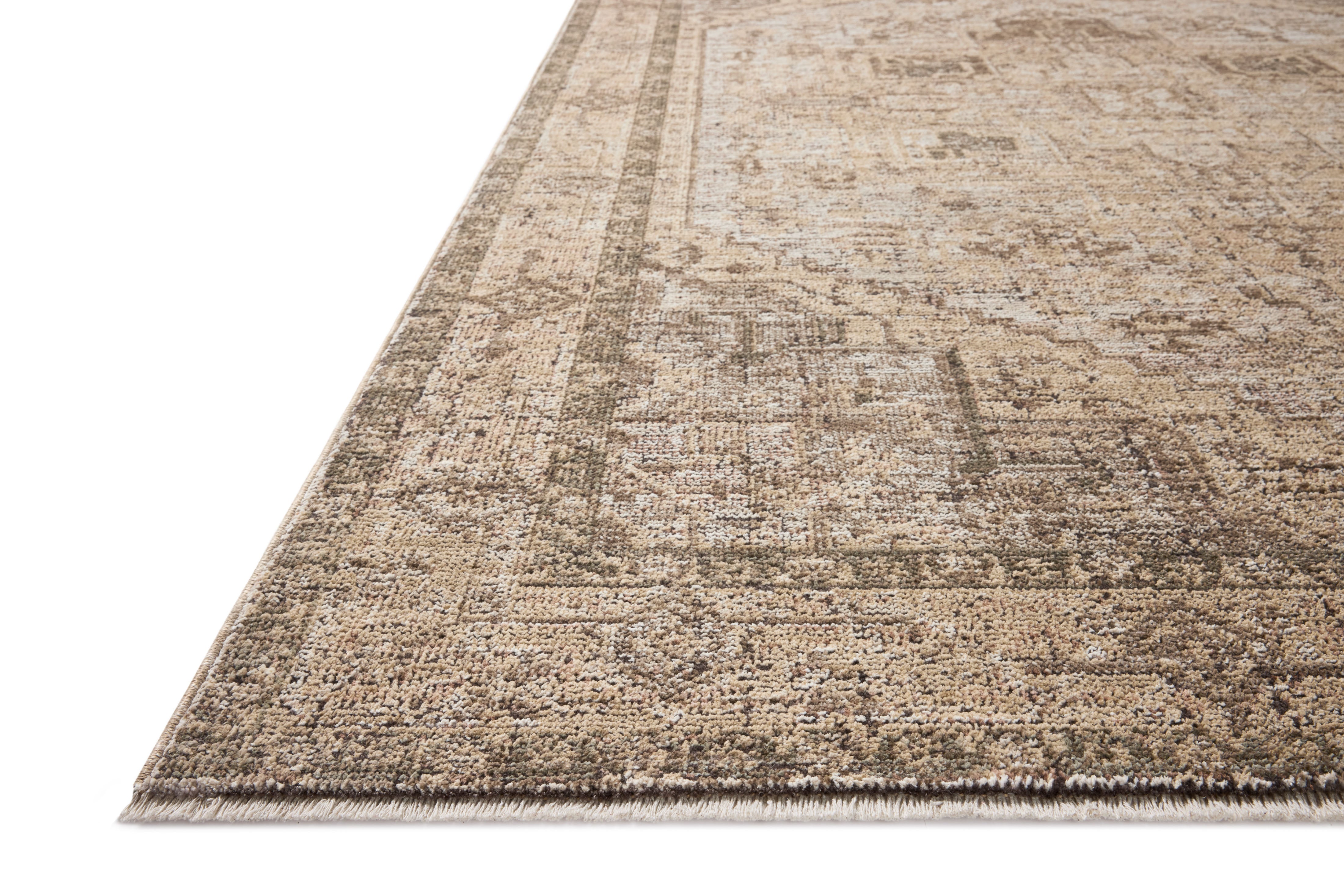 Loloi Priscilla Beige / Earth Square Rug RUGS - synthetic Loloi