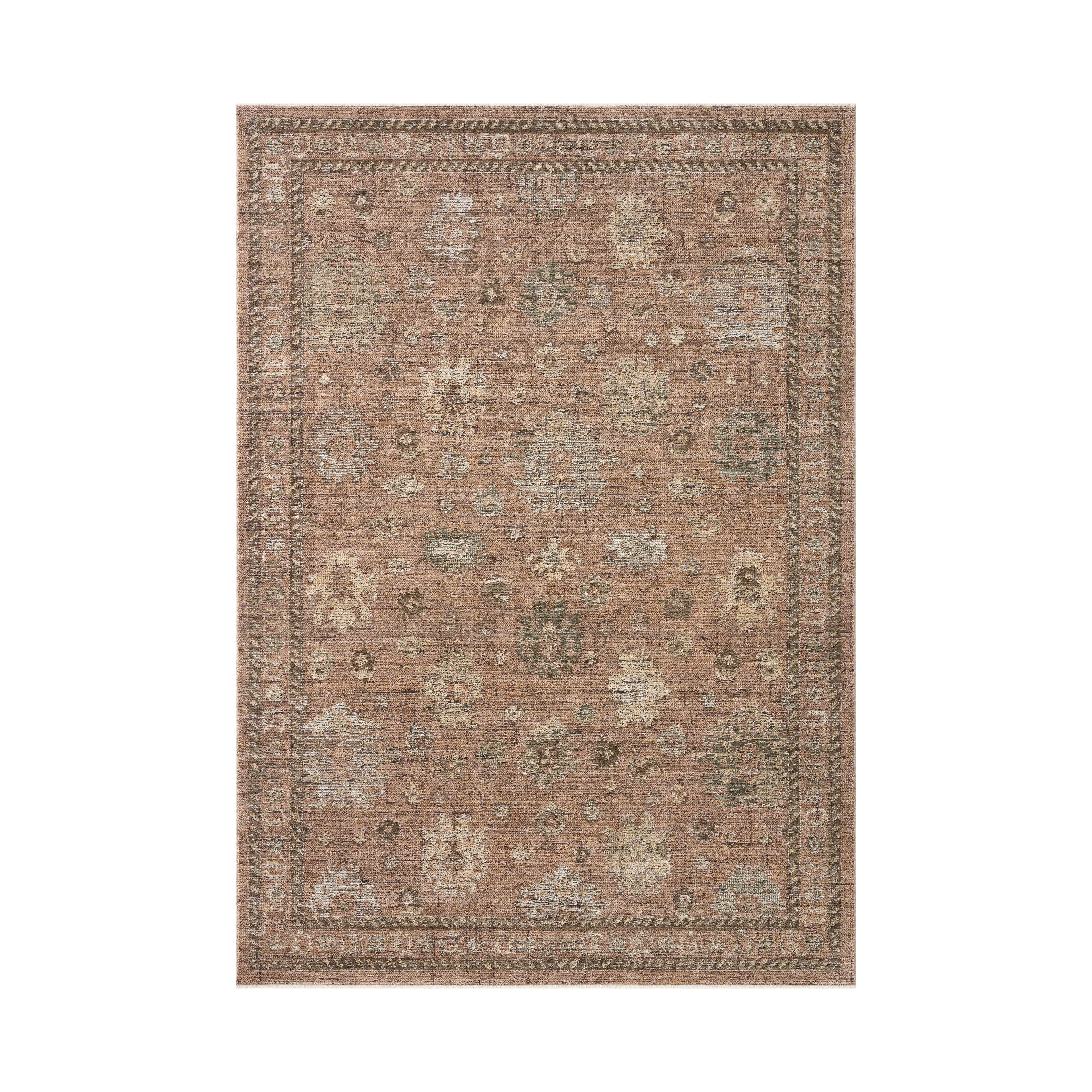 Loloi Priscilla Blush / Multi Rug RUGS - synthetic Loloi 18" x 18" sample