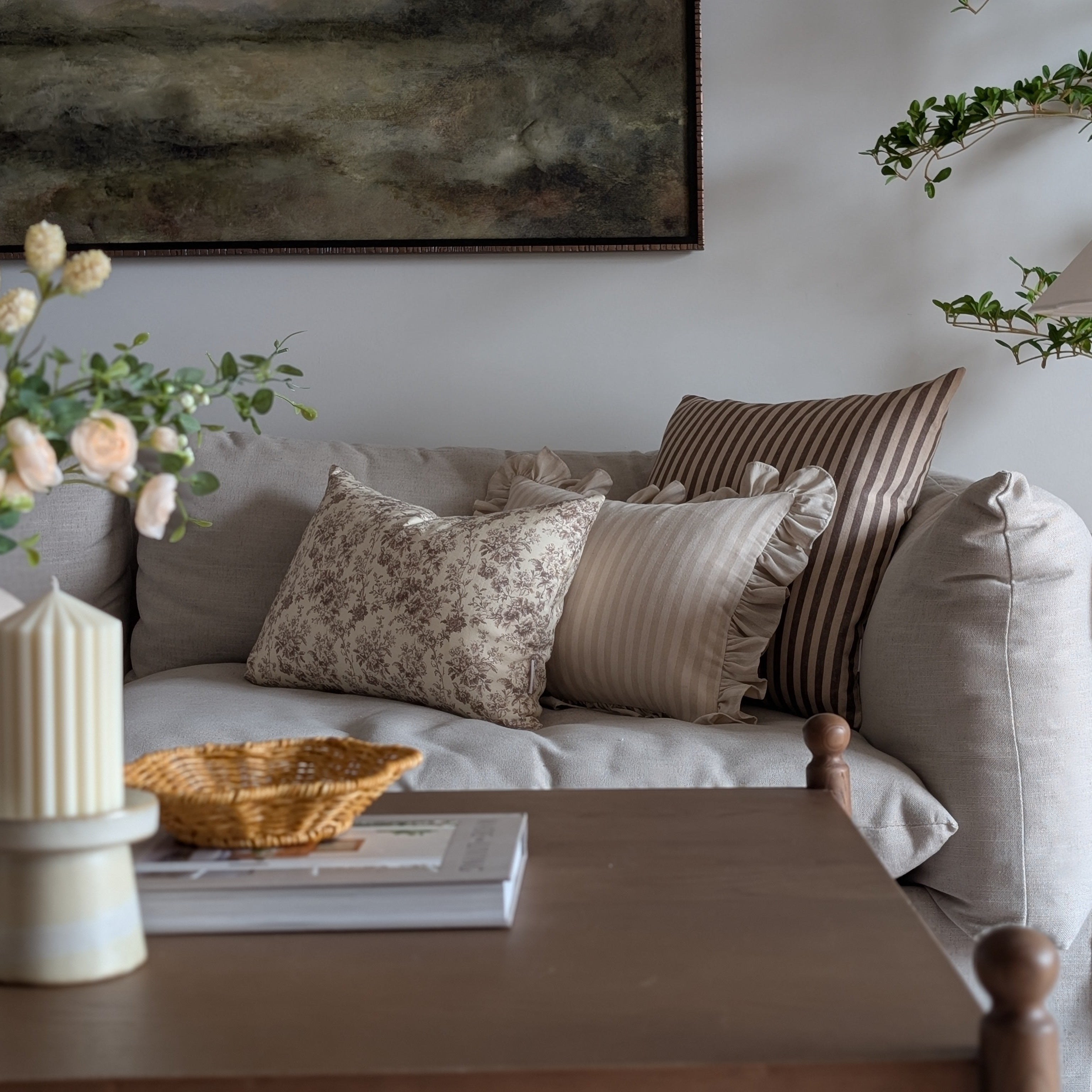Hudson Pillow Cover 1 - PILLOWS - essentials - neutral Rug & Weave Pillows