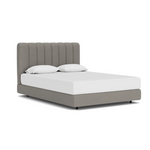 Custom Fabric Stage Queen Bed 13 - FURNITURE - bed EQ3 Panama Grey