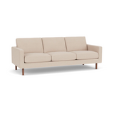 EQ3 Custom Fabric Joan 87" Sofa - Walnut Leg 1 - a - FURNITURE - Custom Sofas EQ3 Panama Natural