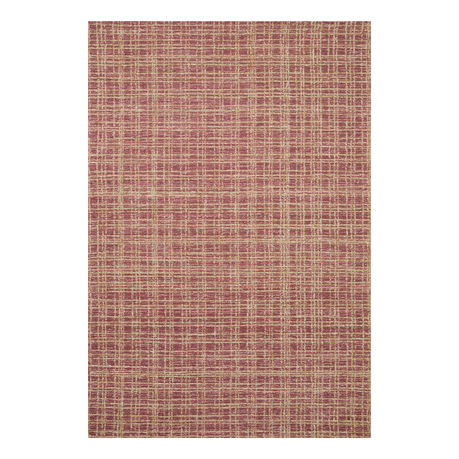 Chris Loves Julia x Loloi Polly Berry / Natural Rug 0-RUGS - jute Loloi 18" x 18" sample