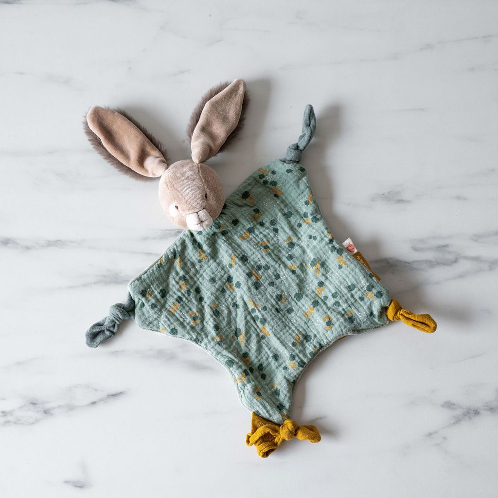 Sage Pattern Rabbit Cuddle Toy - Rug & Weave