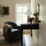 FLOOR MODEL - Cove Dining Chair - Bergamo Charcoal FURNITURE - floor model Four Hands