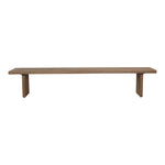 Koshi Bench Sandblasted Amber Oak FURNITURE - benche Moe's Furniture