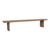 Koshi Bench Sandblasted Amber Oak FURNITURE - benche Moe's Furniture