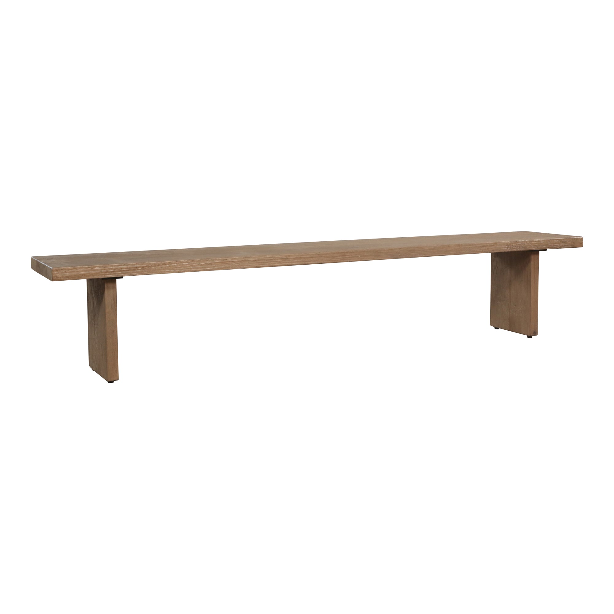 Koshi Bench Sandblasted Amber Oak FURNITURE - benche Moe's Furniture