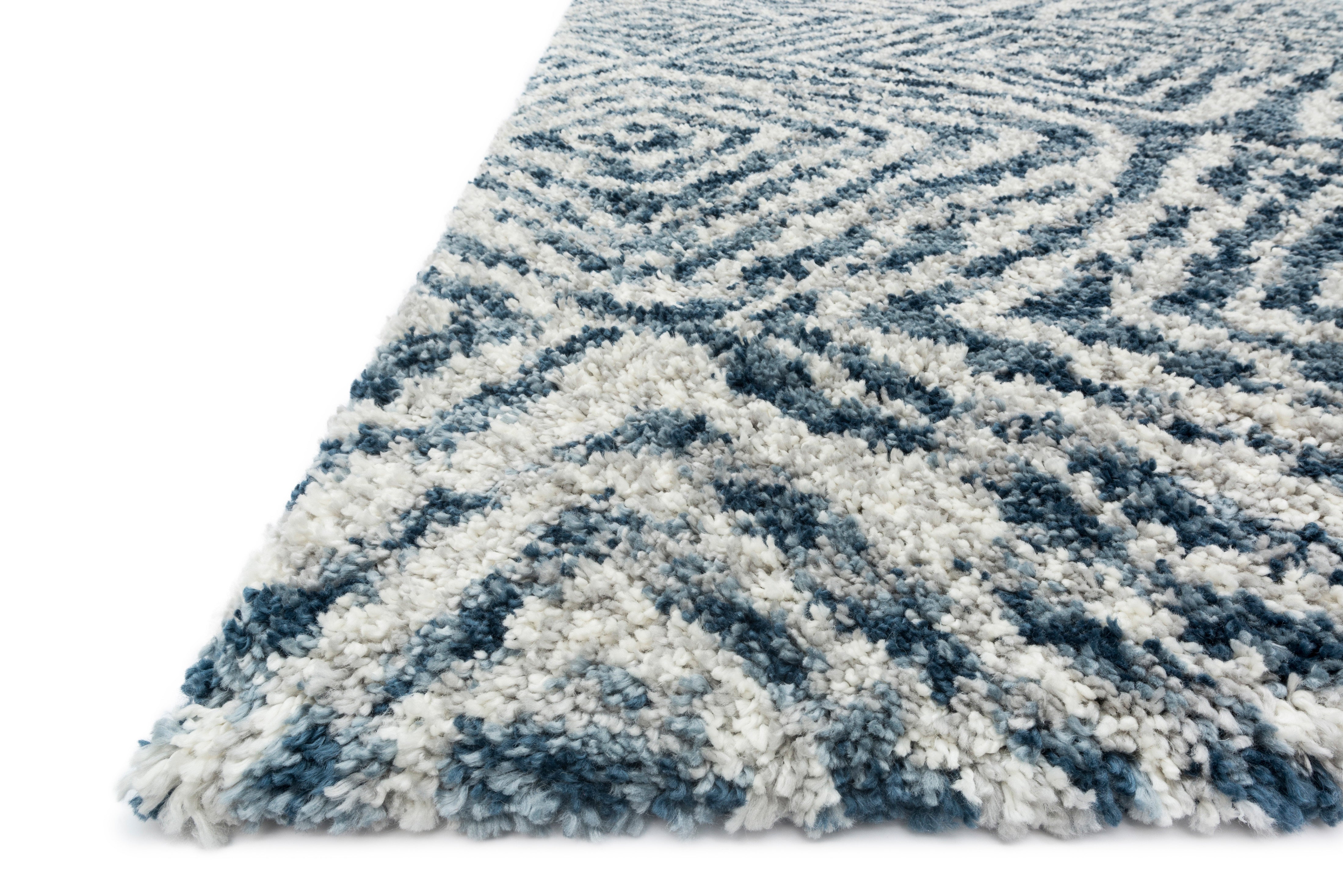 Loloi Quincy Ocean / Pebble Rug RUGS - synthetic Loloi
