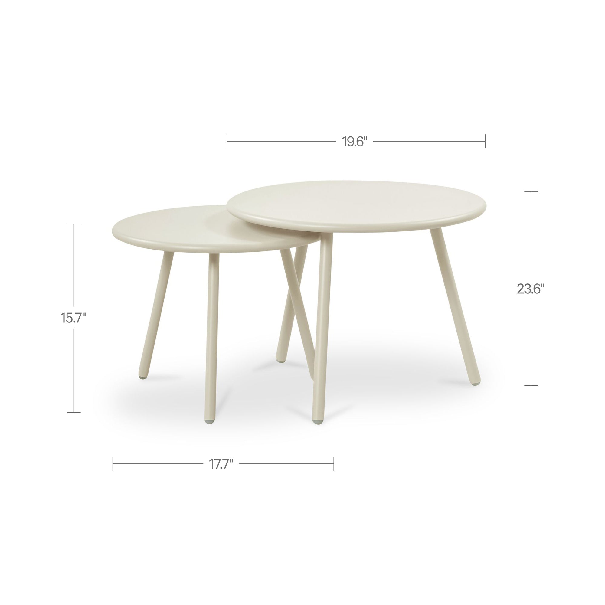 Kari Outdoor Nesting Coffee Table FURNITURE - outdoor coffee table Moe's Furniture