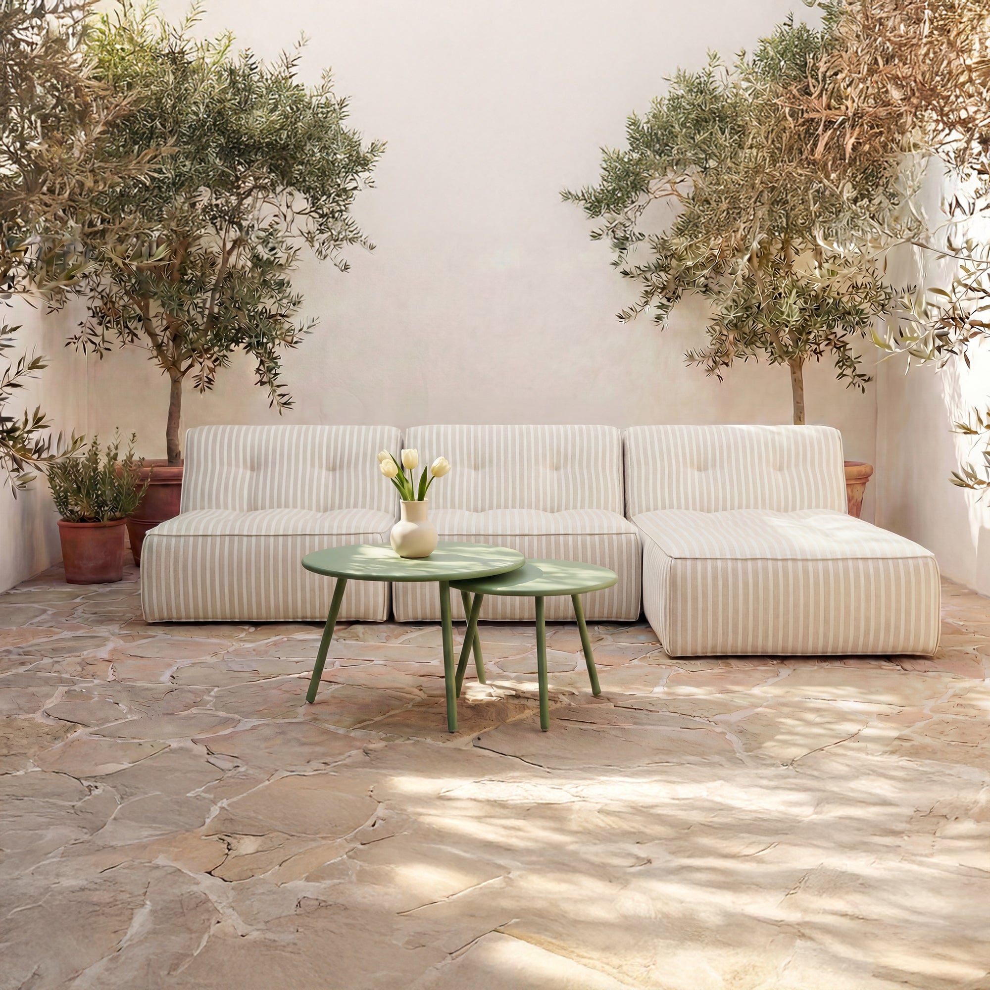 Kari Outdoor Nesting Coffee Table FURNITURE - outdoor coffee table Moe's Furniture