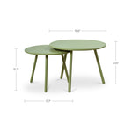 Kari Outdoor Nesting Coffee Table FURNITURE - outdoor coffee table Moe's Furniture