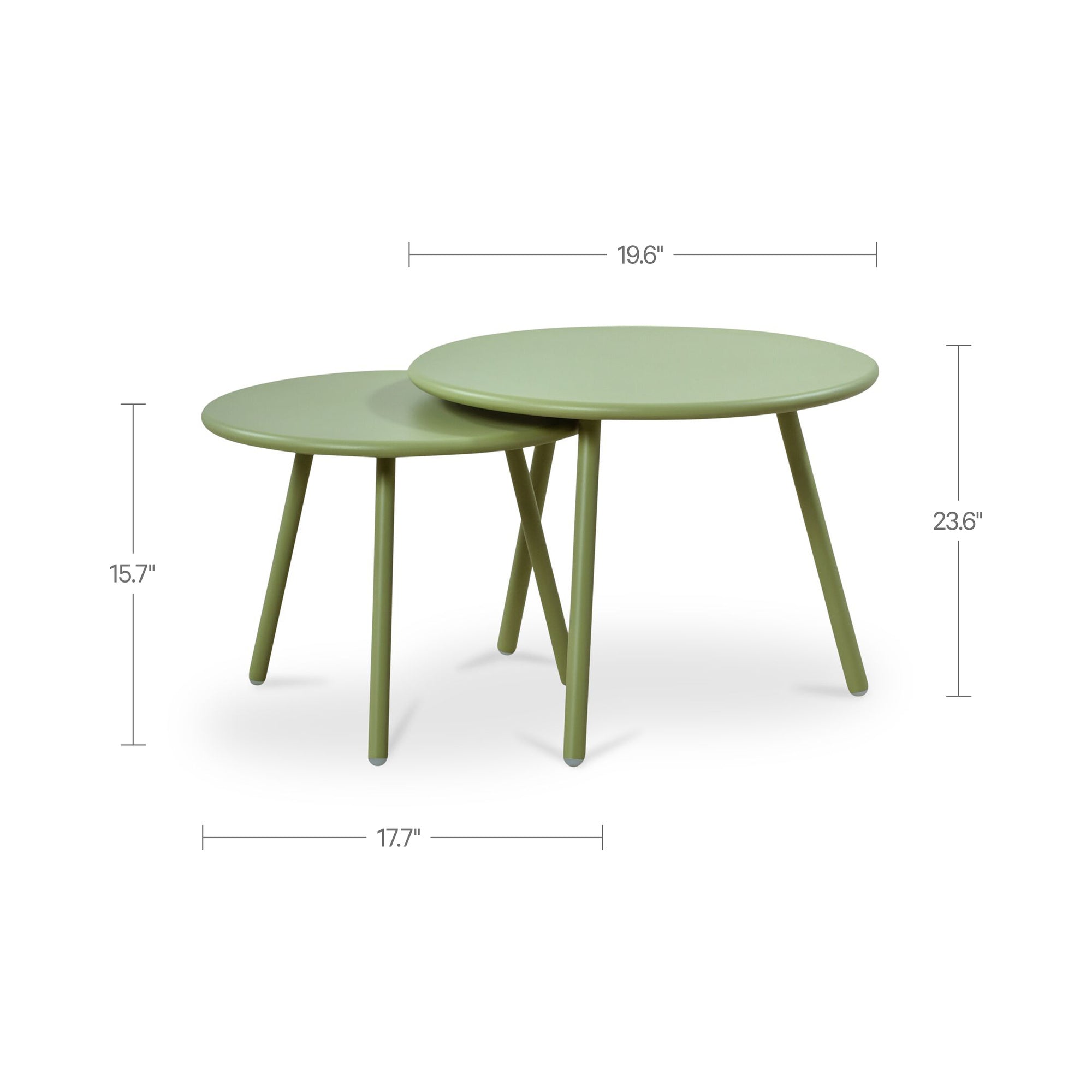 Kari Outdoor Nesting Coffee Table FURNITURE - outdoor coffee table Moe's Furniture
