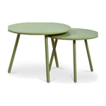 Kari Outdoor Nesting Coffee Table FURNITURE - outdoor coffee table Moe's Furniture Green