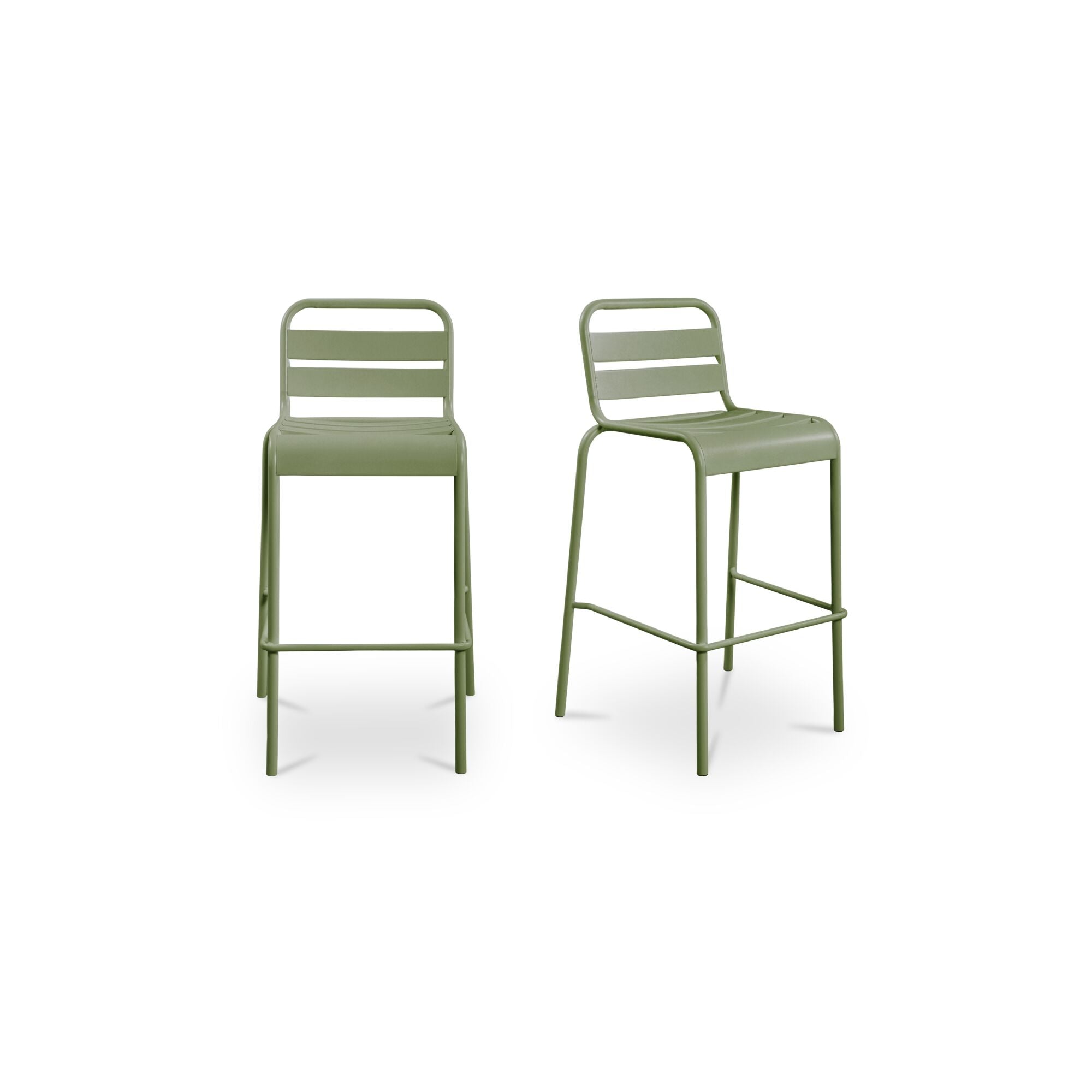 Kade Outdoor Bar Stool FURNITURE - outdoor stool Moe's Furniture Green