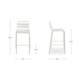 Kade Outdoor Bar Stool FURNITURE - outdoor stool Moe's Furniture