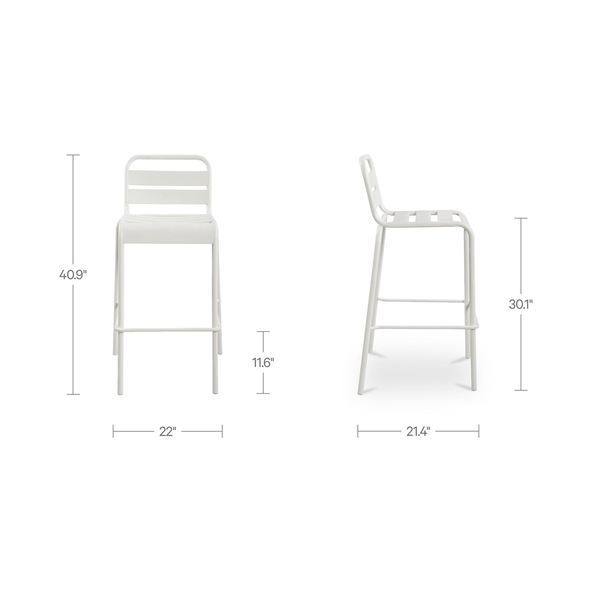Kade Outdoor Bar Stool FURNITURE - outdoor stool Moe's Furniture