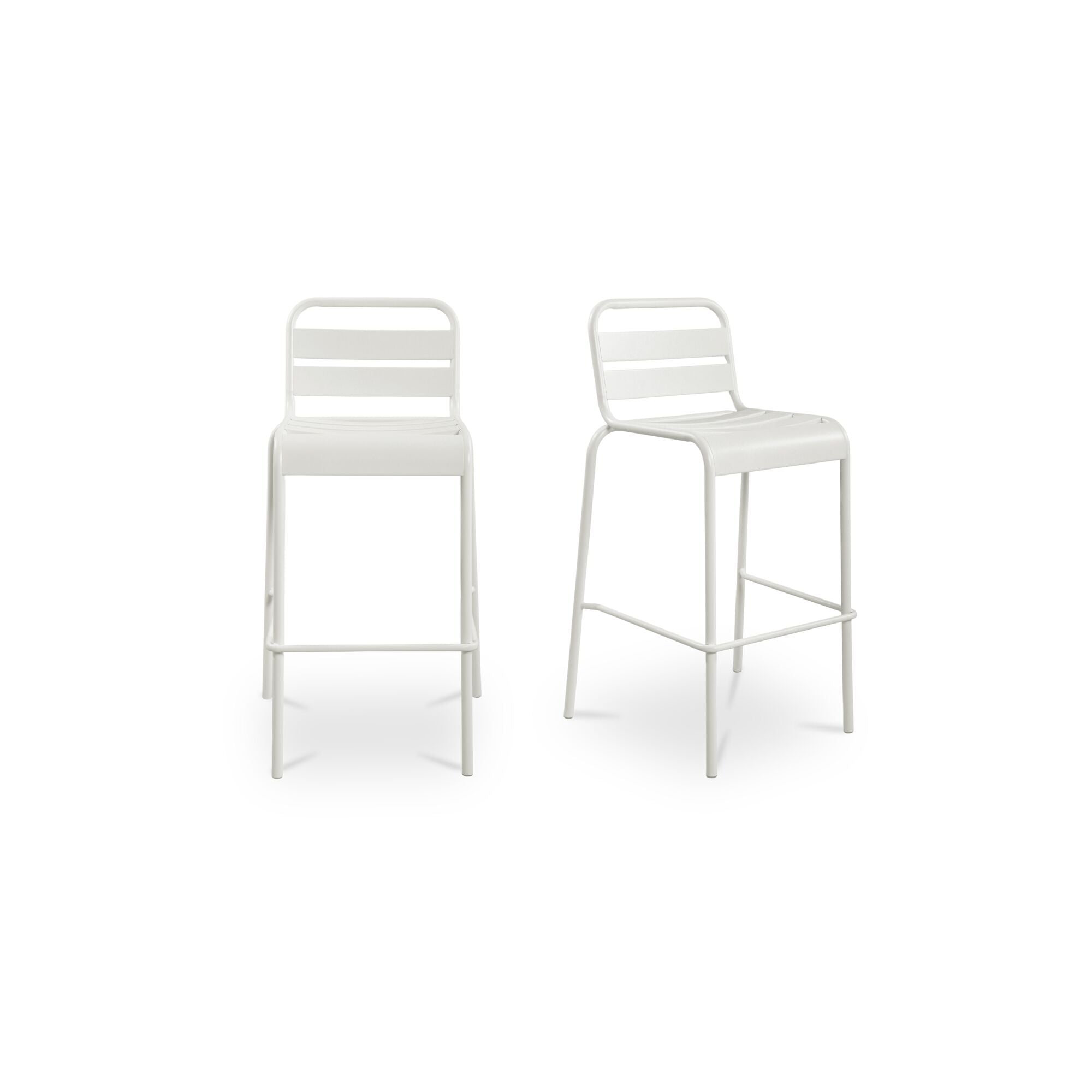 Kade Outdoor Bar Stool FURNITURE - outdoor stool Moe's Furniture White