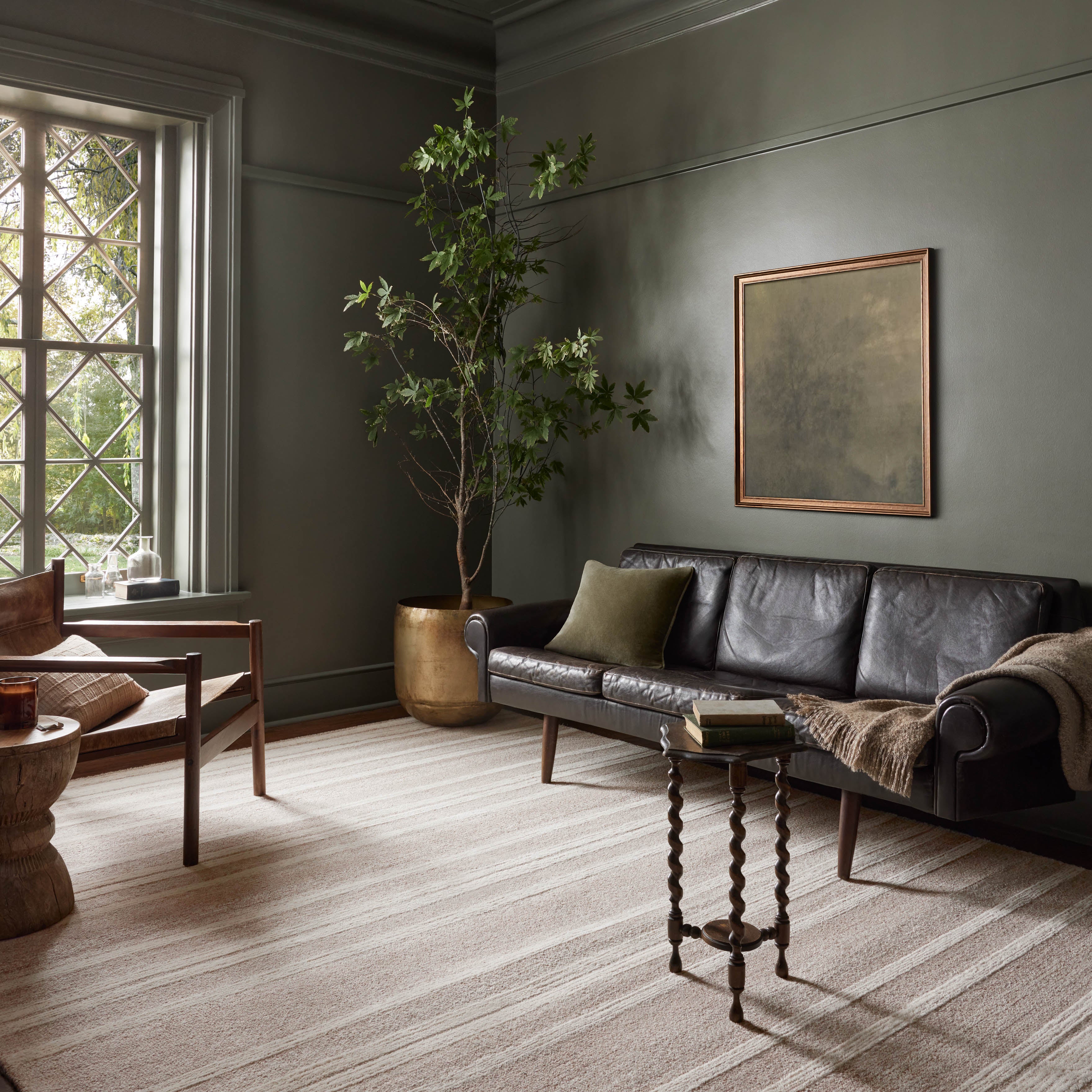 Joanna Gaines x Loloi Rae Clay / Ivory Rug RUGS - wool Loloi