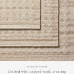 Joanna Gaines x Loloi Rae Natural / Ivory Rug RUGS - wool Loloi