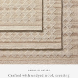 Joanna Gaines x Loloi Rae Natural / Ivory Rug RUGS - wool Loloi
