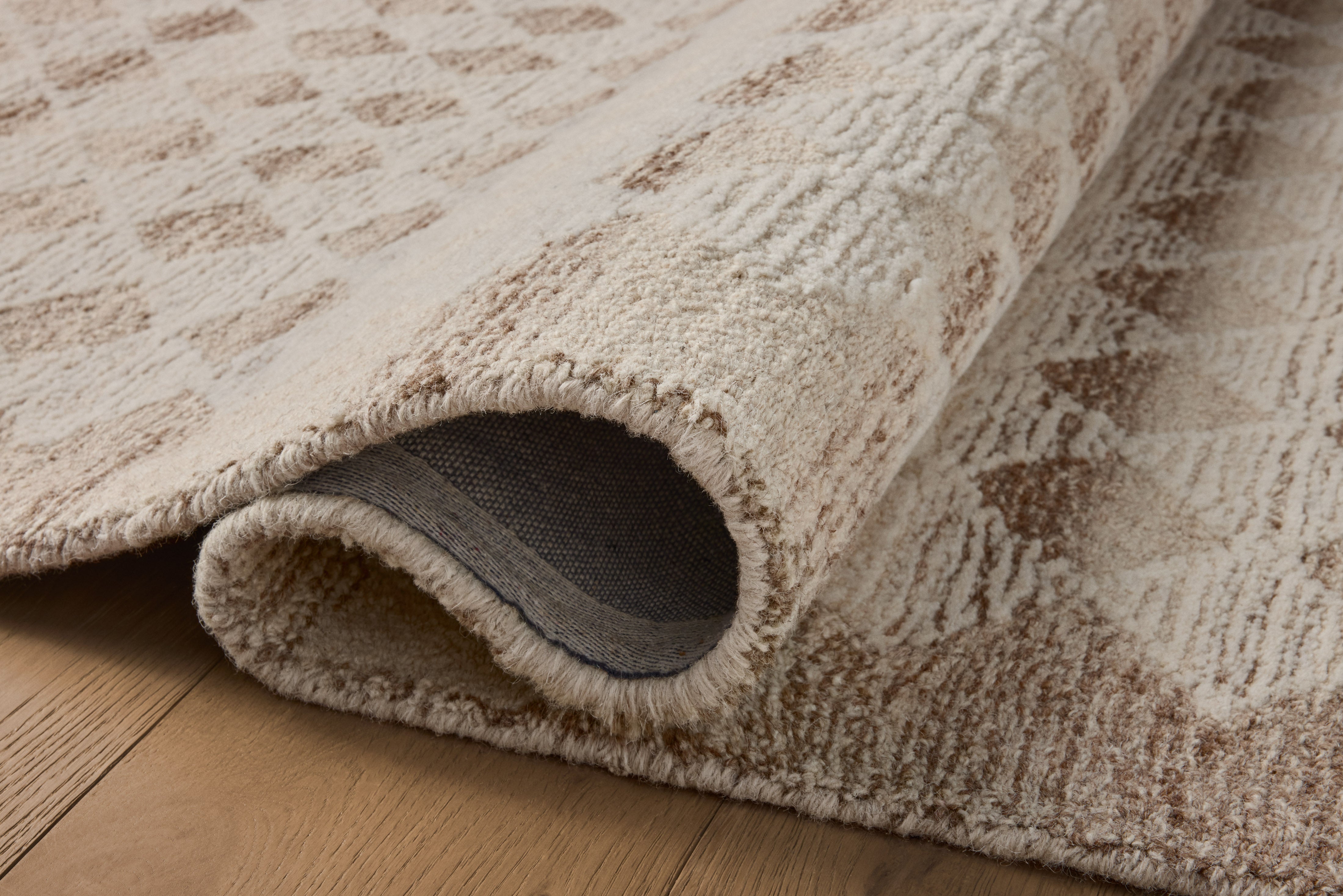 Magnolia Home by Joanna Gaines x Loloi Rae Natural / Ivory Rug 0-RUGS-wool Loloi