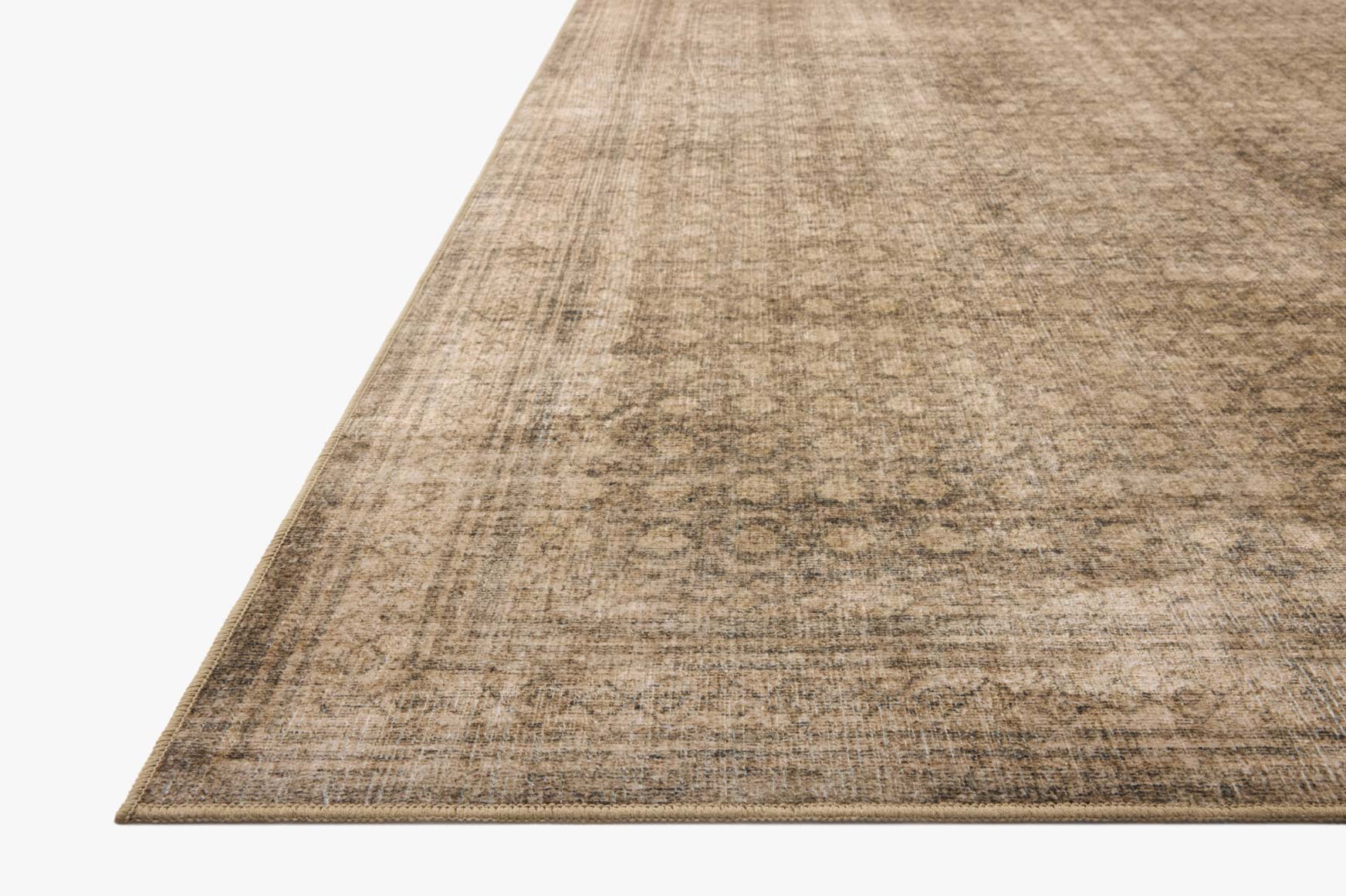 Chris Loves Julia x Loloi Ramona Wheat / Tobacco Rug - Rug & Weave
