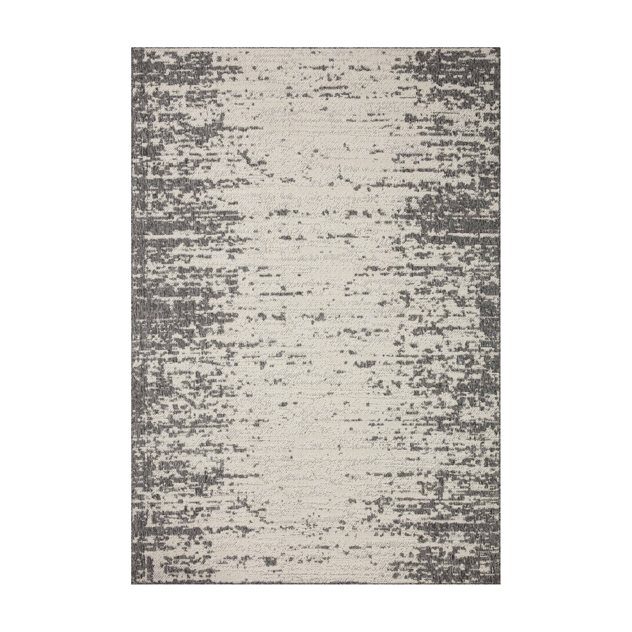 Loloi Rainier Ivory / Grey Rug RUGS - synthetic Loloi 18" x 18"