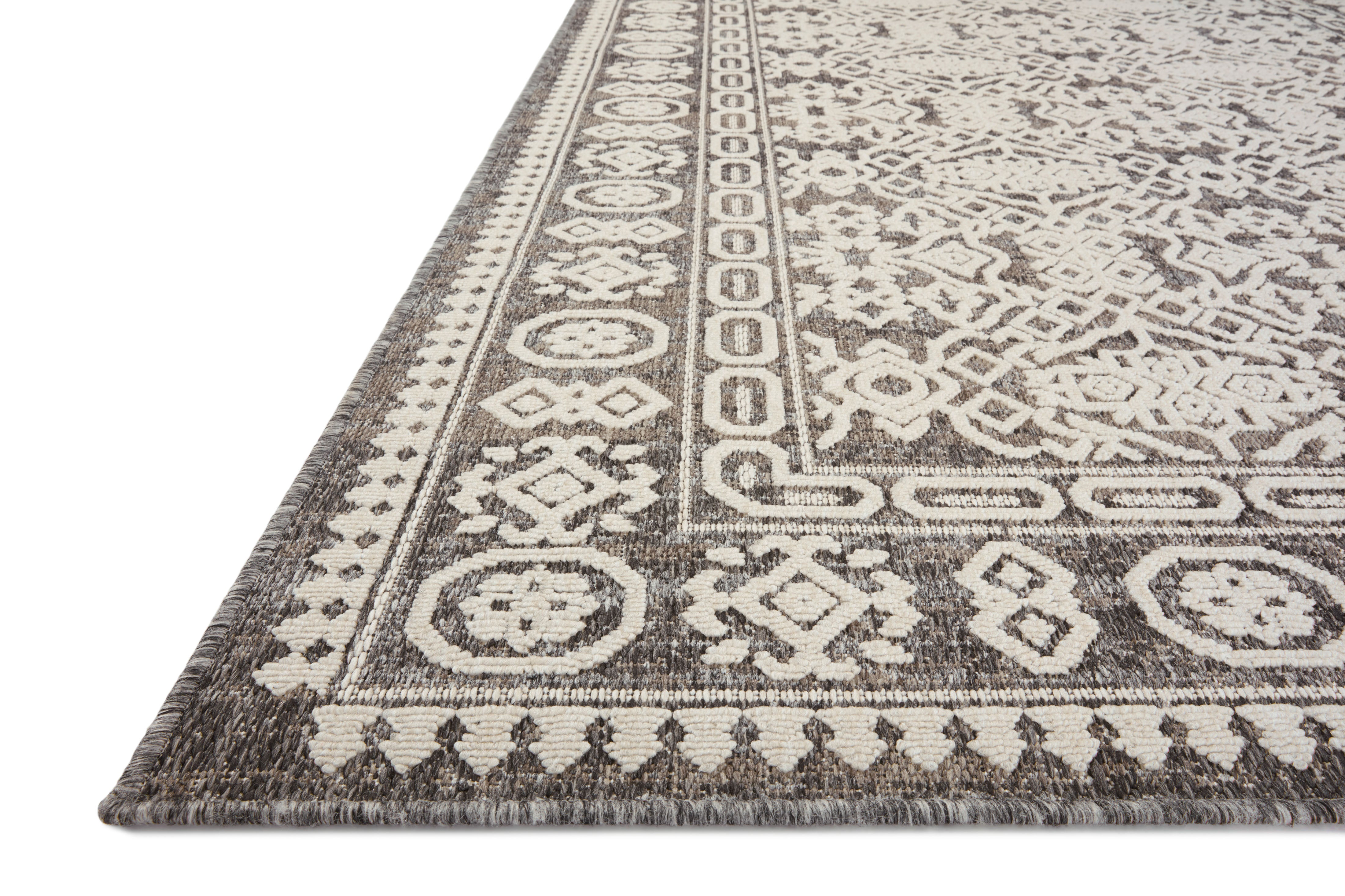 Loloi Rainier Pebble / Ivory Rug Loloi