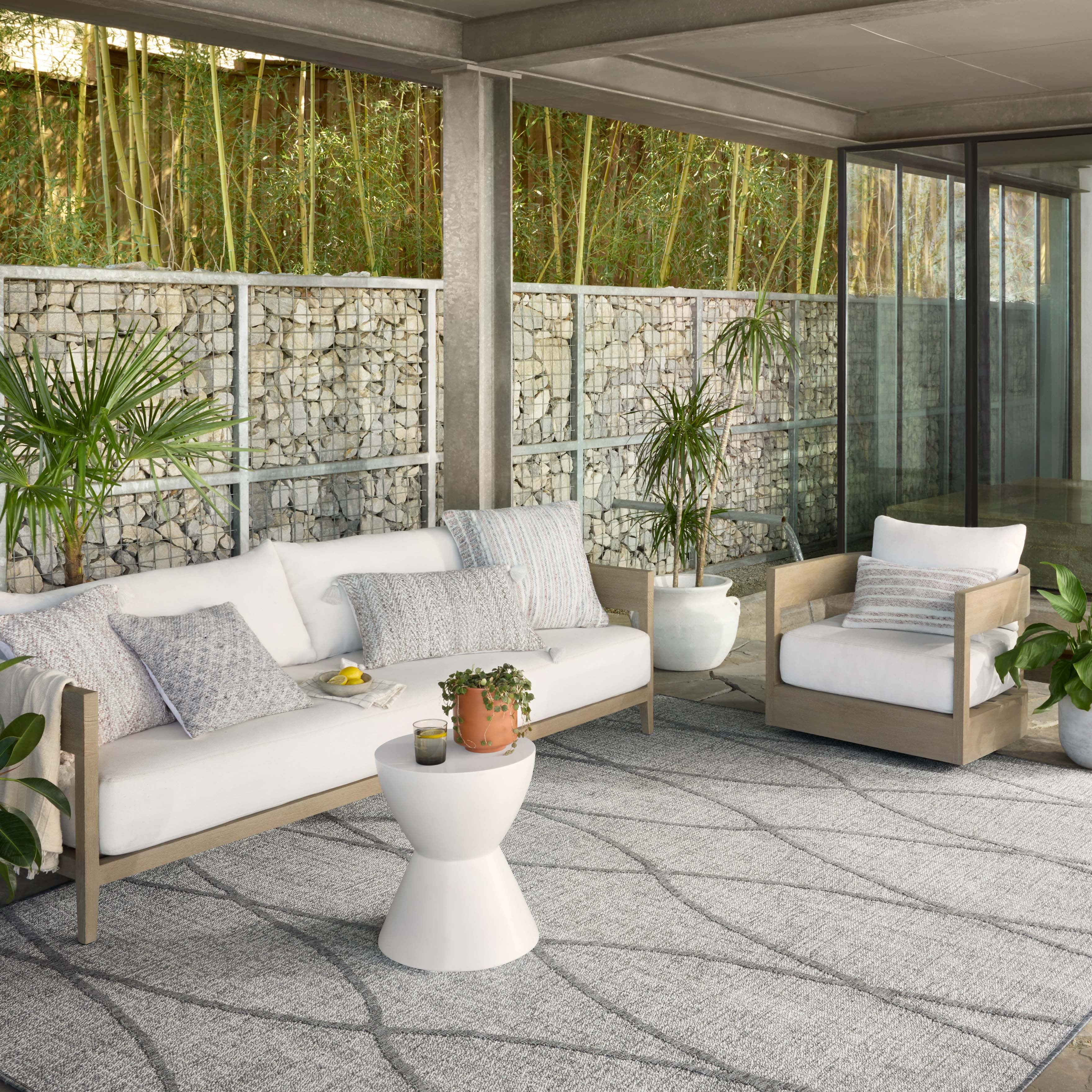 Loloi Rainier Dove / Grey Rug RUGS - synthetic Loloi