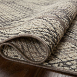 Loloi Rainier Ivory / Charcoal Rug Loloi