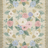 Rifle Paper Co. x Loloi Rosa Antique Rose Cream Rug 0-RUGS-patterned Loloi