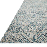 Loloi Raven Blue / Ivory Rug 0-RUGS - wool Loloi