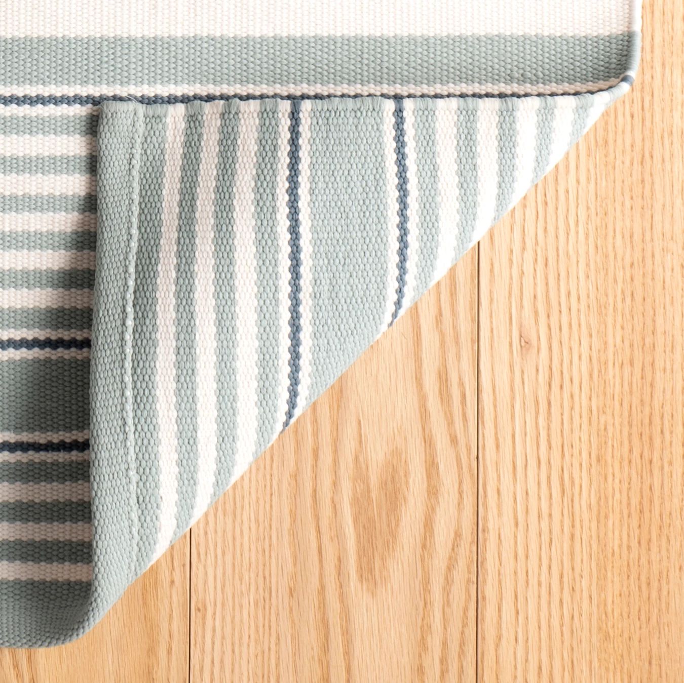 Rugby Stripe Handwoven Indoor/Outdoor Rug RUGS - synthetic Dash & Albert