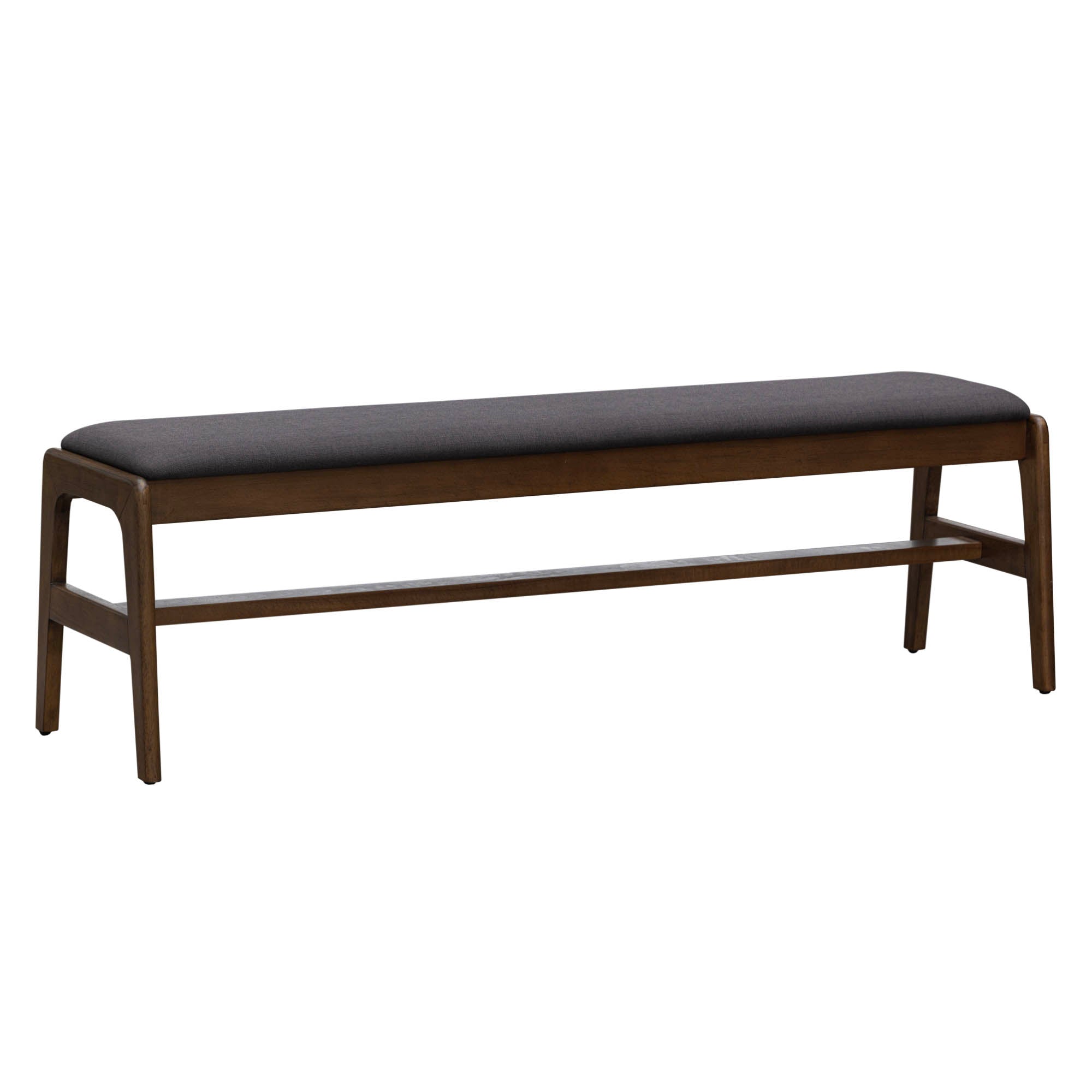 Roux Upholstered Bench FURNITURE - benches LH IMPORTS Grey