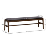 Remi Upholstered Bench FURNITURE - benches LH IMPORTS