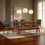 Roux Upholstered Bench FURNITURE - benches LH IMPORTS
